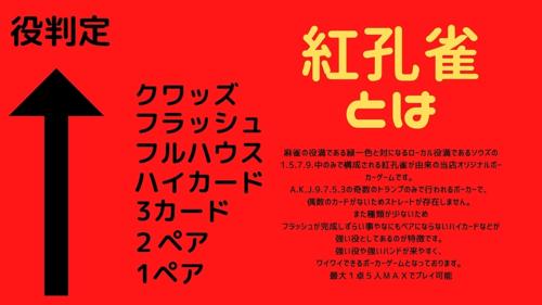 ポーカー フルハウス ８対３での勝利を目指せ！