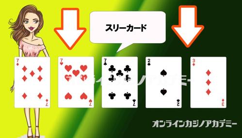 ポーカー フルハウス ８対３での勝利を目指せ！